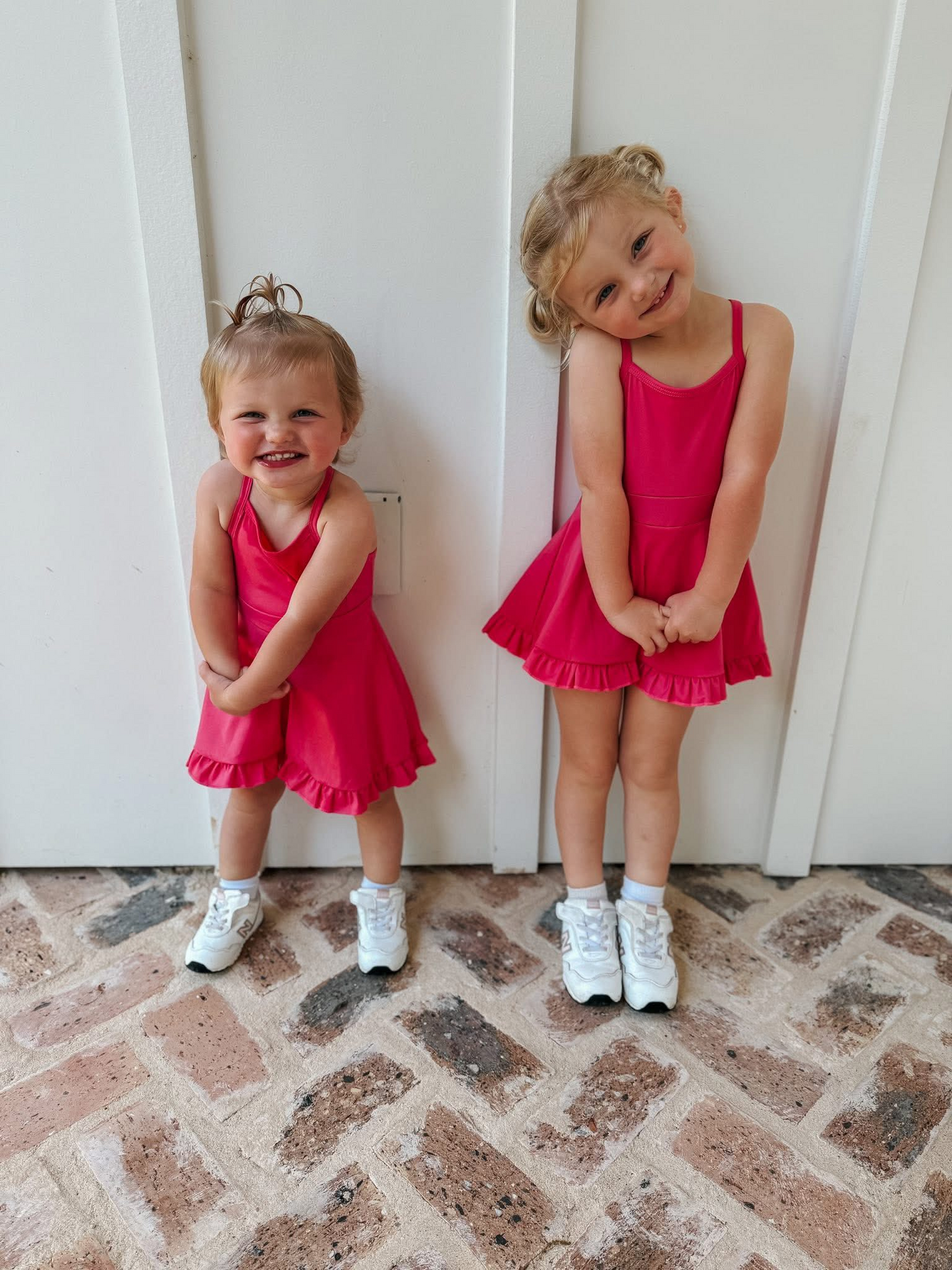 7 Colors Girls Knee Length Shorts 1 Pieces Yoga Dress