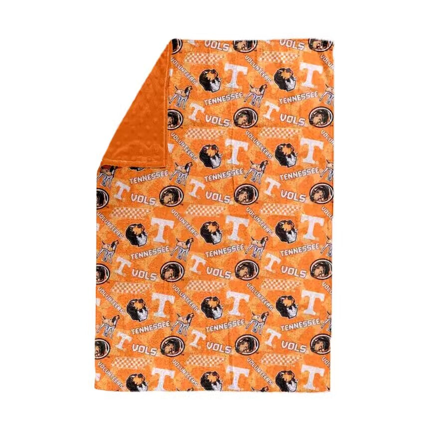 (Custom Design Preorder MOQ 5) Team's TENNESSEE Print Baby Blanket