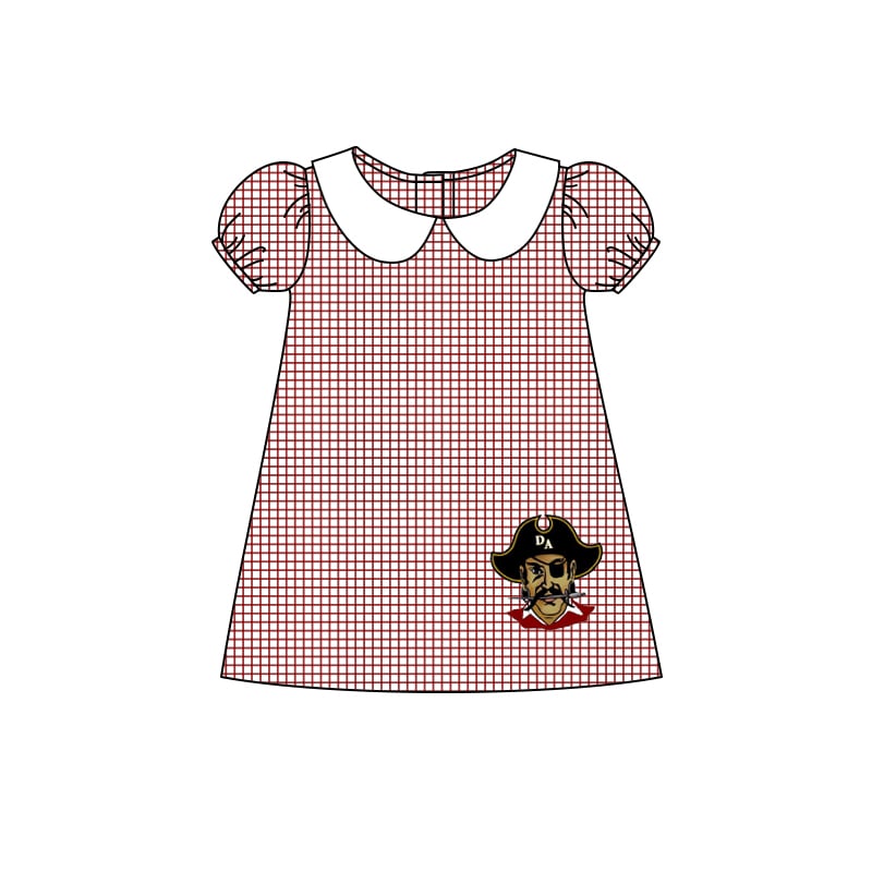 (Custom Design Preorder MOQ 5) Team's RAIDERS Print Girls Knee Length Dress