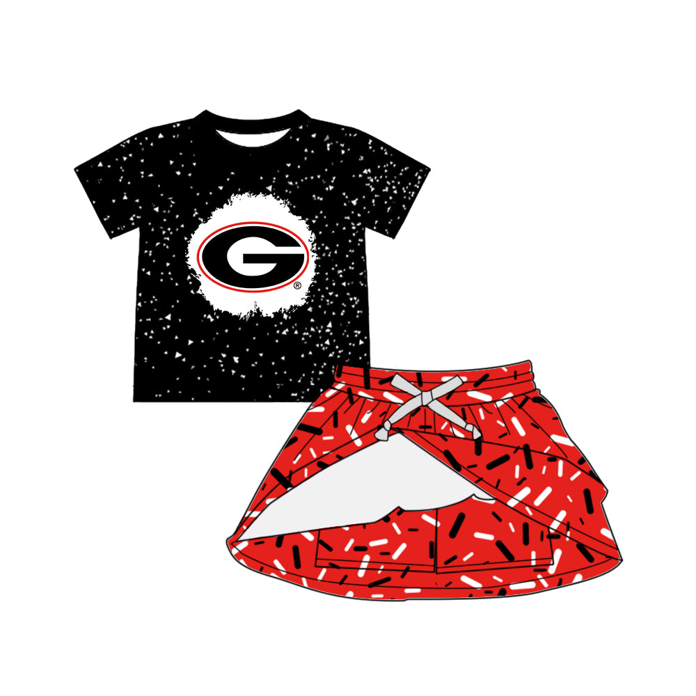 (Custom Design Preorder MOQ 5 Each Item)Team's Georgia Print Family Matching Clothes
