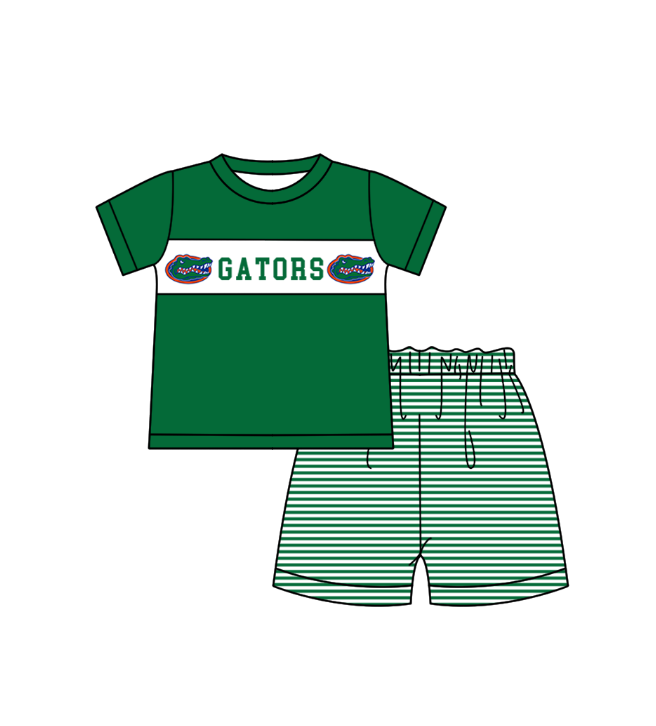 (Custom Design Preorder MOQ 5 Each Item) Team's Florida Print Kids Summer Matching Clothes Sibling Wear