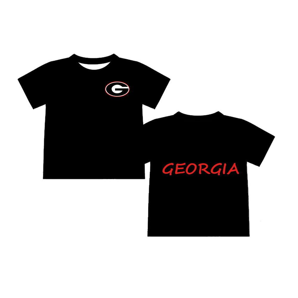 (Custom Design Preorder MOQ 5 Each Item)Team's Georgia Print Family Matching Clothes