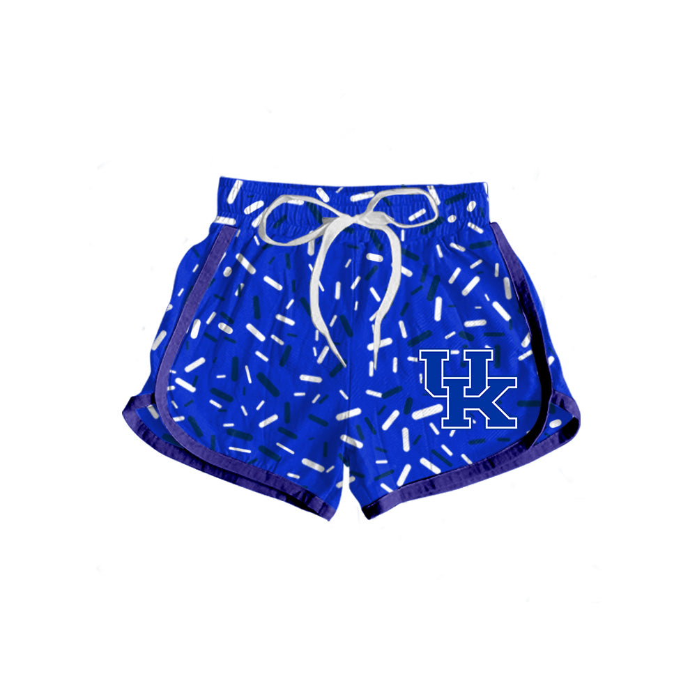 (Custom Design Preorder MOQ 5 Each Item)Team's UK Kentucky Blue Sprinkles Print Family Matching Clothes