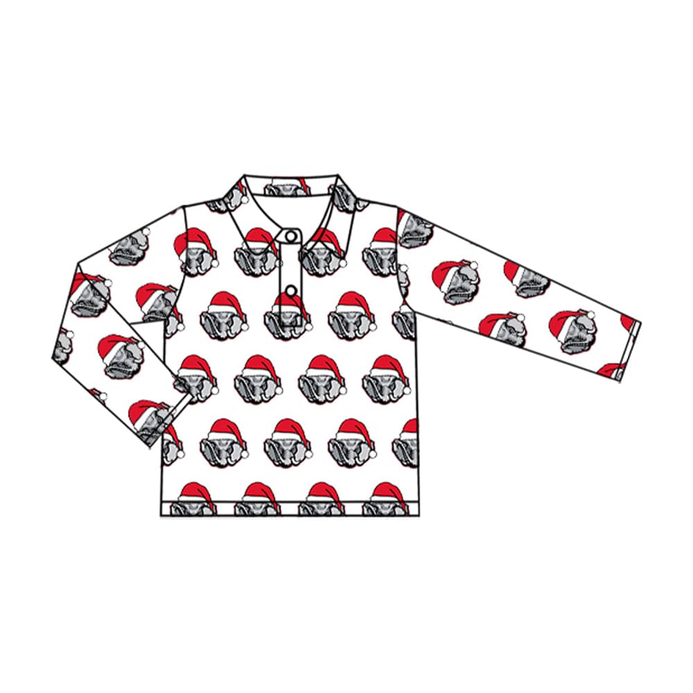 (Custom Design Preorder MOQ 5 Each Item)Team's Alabama Print Sibling Christmas Matching Clothes