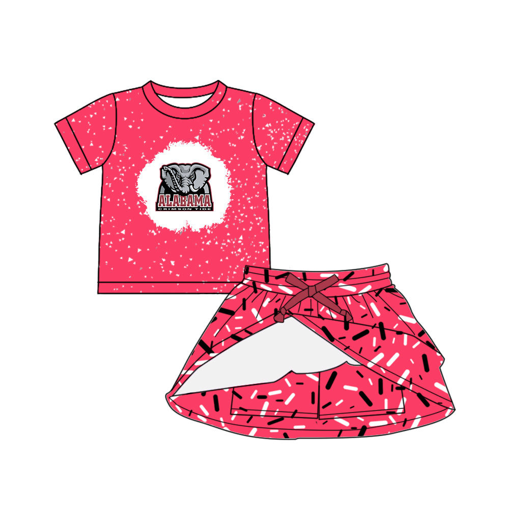 (Custom Design Preorder MOQ 5 Each Item)Team's Alabama Print Family Matching Clothes