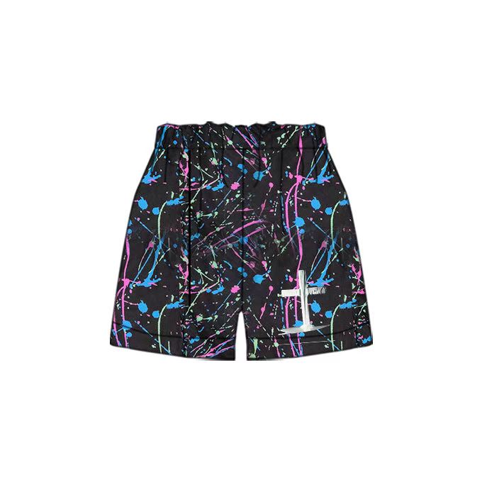 (Custom Design Preorder MOQ 5 Each Item) Team's CROSS Print Summer Bottom Shorts Mom and Me Matching Clothes