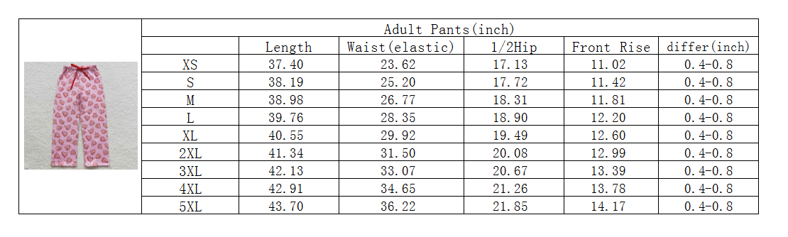 P0321 Merry Christmas Cow Print Adult Pajamas Pants