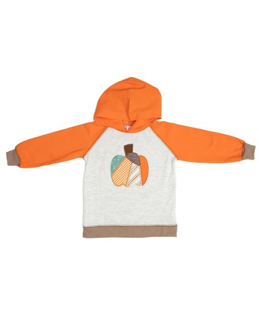 (Custom Design MOQ 5) Fall pumpkin boys raglan hoodie tee shirts top