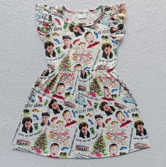 (Promotion)G5-10-6;'】 Flutter Sleeve Movie Character Christmas Dress