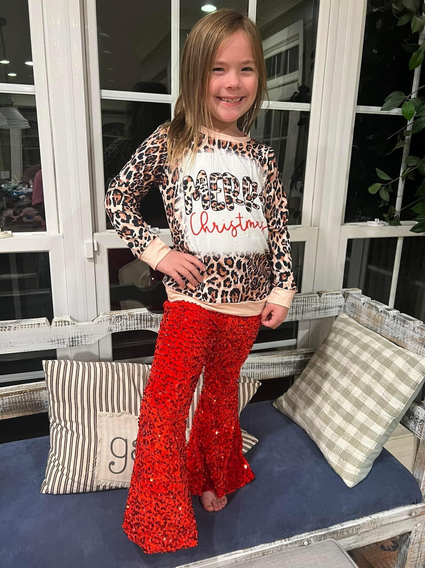 Girls Merry Christmas outfit GLP0334