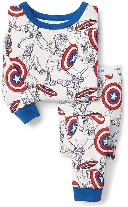 (Custom Design Preorder MOQ 5) Captain Print Boys Pajamas Clothes Set