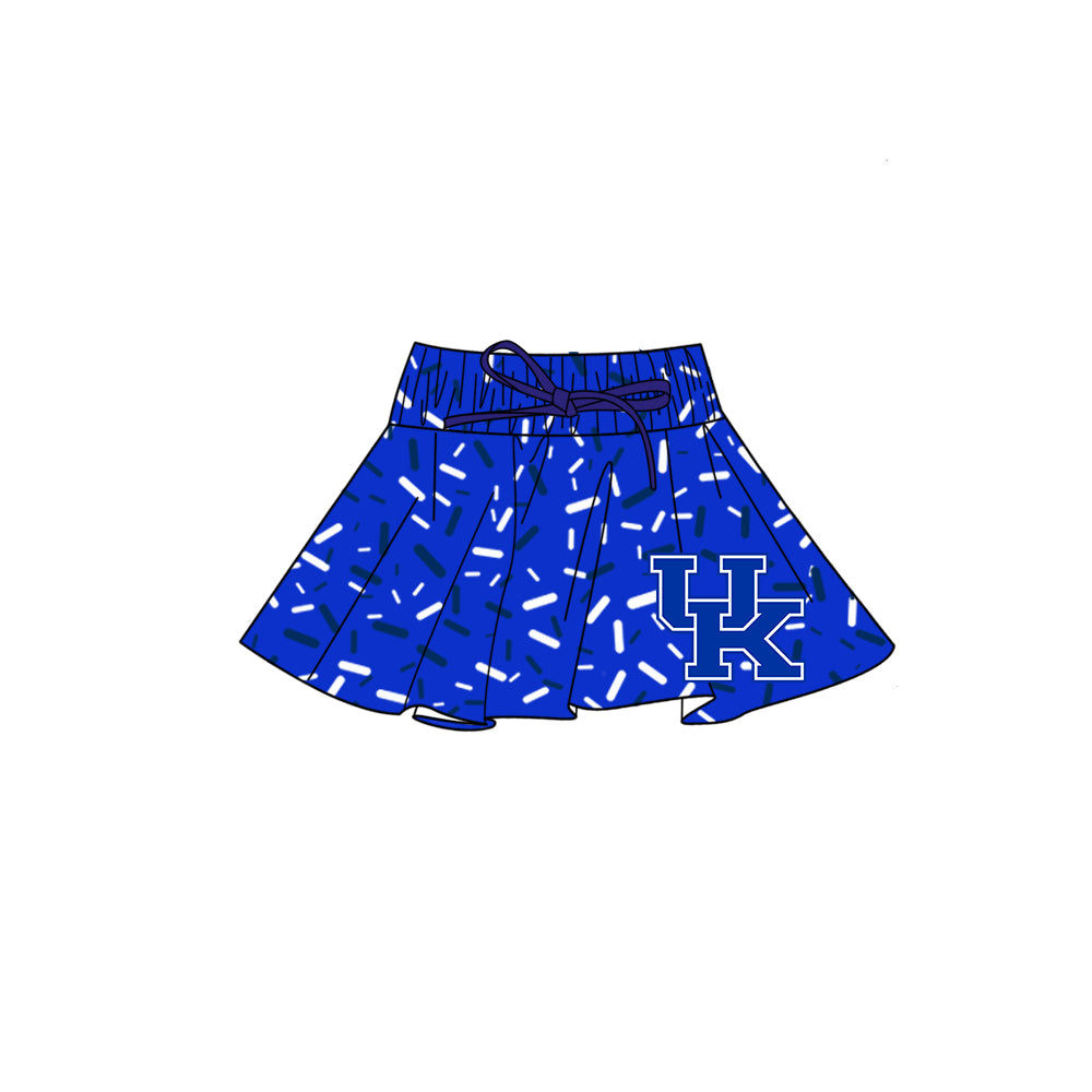 (Custom Design Preorder MOQ 5 Each Item)Team's UK Kentucky Blue Sprinkles Print Family Matching Clothes