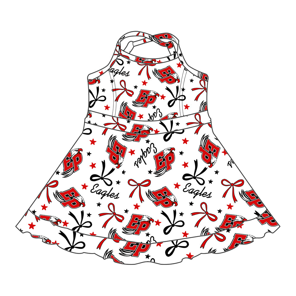 (Custom Design Preorder MOQ 5 Each Item)Team's EP Eagles Print Family Matching Clothes