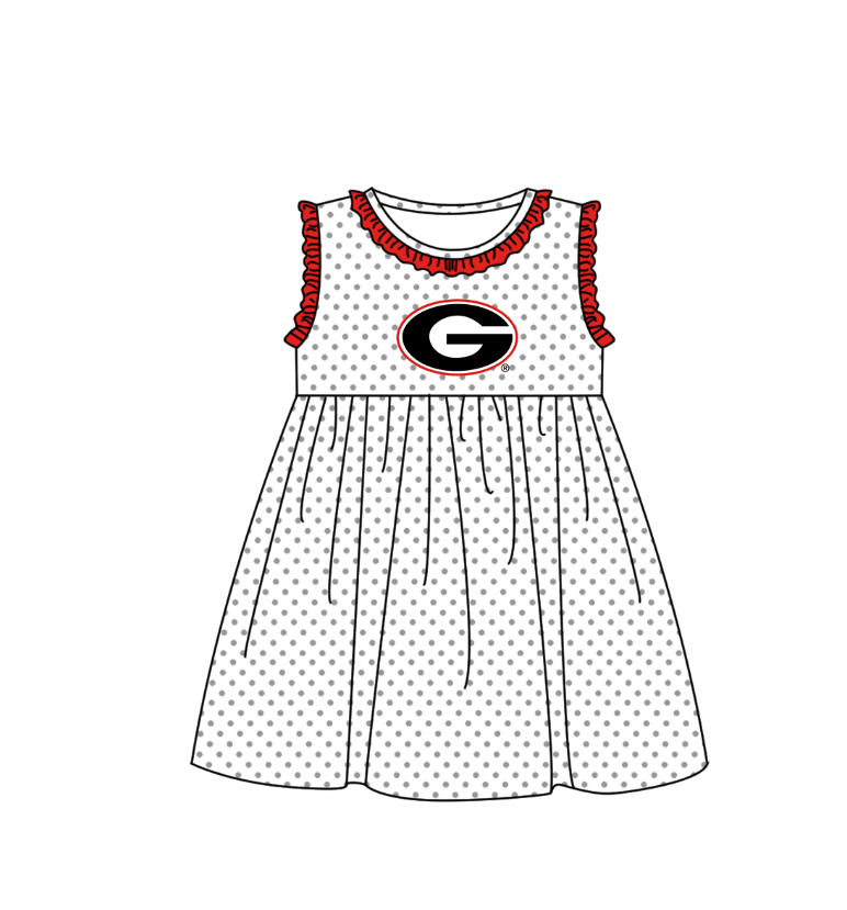 (Custom Design Preorder MOQ 5 Each Item) Team's Kentucky Print Kids Summer Matching Clothes Sibling Wear