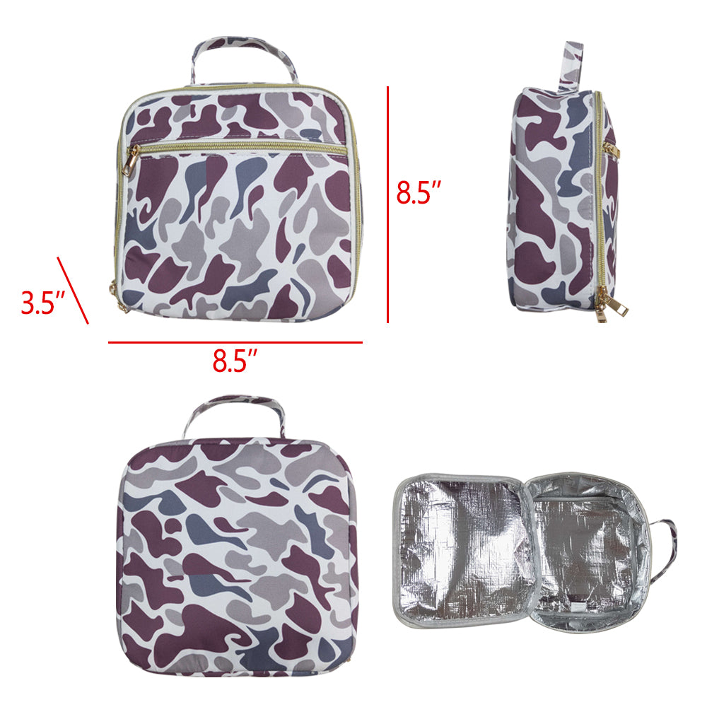 USA-Shop BA0227 Camo Print Lunch Boxes Picnic Thermal Bags