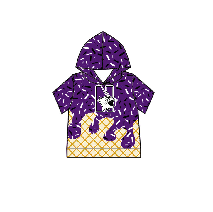 (Custom Design Preorder MOQ 5 Each Item)Team's Northwestern Wildcats Print Sibling Matching ClothesNorthwestern Wildcats