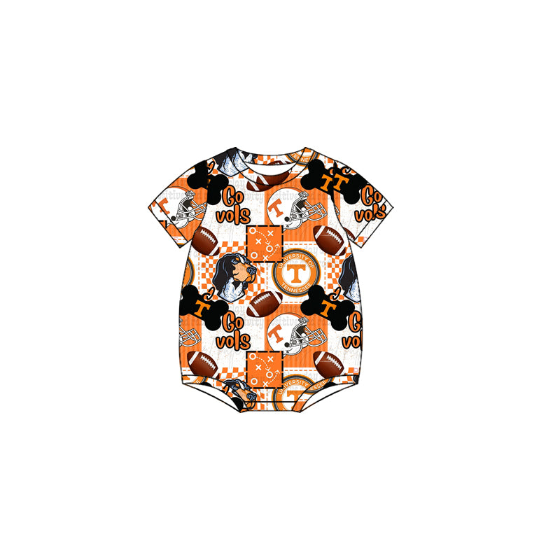 (Custom Design Preorder MOQ 20 Each Item)Team's Tennessee Print Family Bamboo Matching Clothes