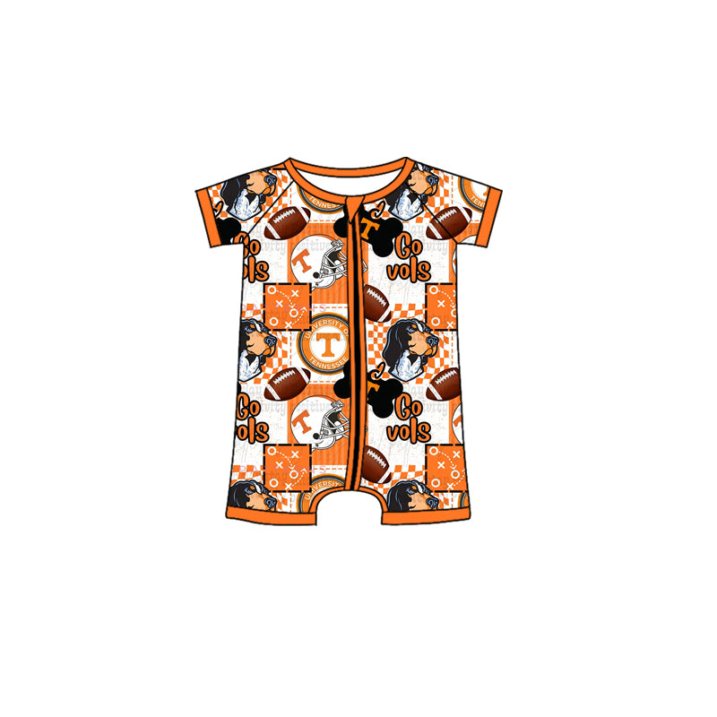 (Custom Design Preorder MOQ 20 Each Item)Team's Tennessee Print Family Bamboo Matching Clothes