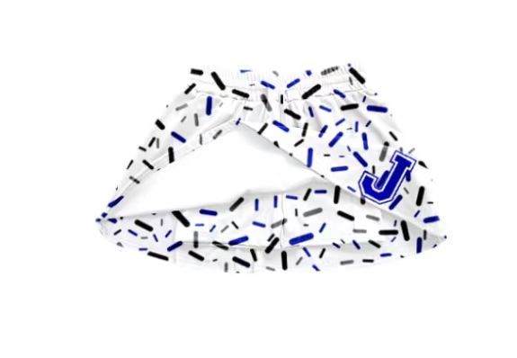 (Custom Design Preorder MOQ 5 Each Item) Team's J Blue Sprinkles Print Summer Bottom Skirts Shorts Mom and Me Matching Clothes