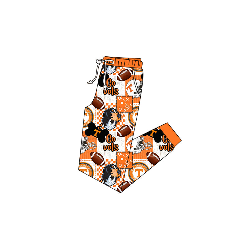 (Custom Design Preorder MOQ 20 Each Item)Team's Tennessee Print Family Bamboo Matching Clothes