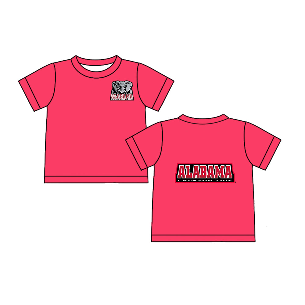 (Custom Design Preorder MOQ 5 Each Item)Team's Alabama Print Family Matching Clothes