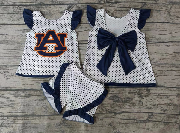 (Custom Design Preorder MOQ 5) Team's UA Print Girls Summer Clothes Set