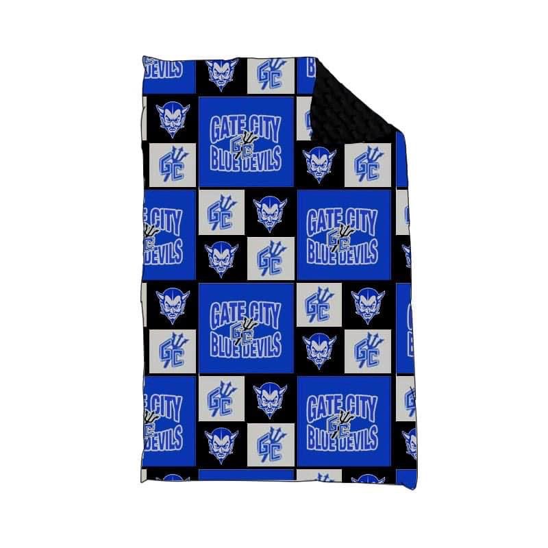 (Custom Design Preorder MOQ 5) Team's GC Blue Print Baby Blanket