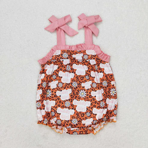 Daddy's Girl Leopard Flowers Print Sisters Father's Day Matching Clothes