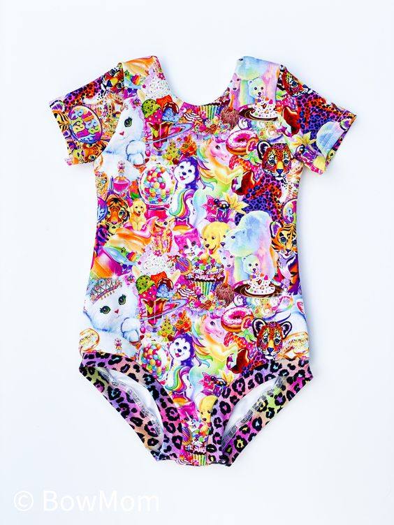 (Custom Design Preorder MOQ 5) Cartoon Aimals Leopard Print Girls 1 Piece Swimsuits