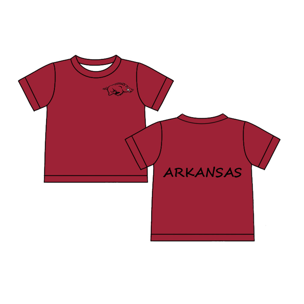 (Custom Design Preorder MOQ 5 Each Item)Team's Arkansas Print Family Matching Clothes