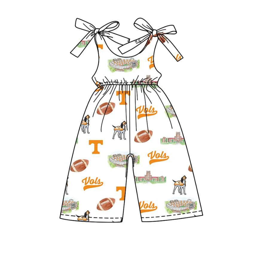 (Custom Design Preorder MOQ 5 Each Item)Team's Tennessee Vols Print Family Matching Clothes