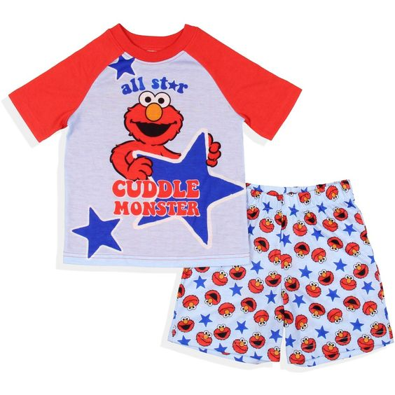 (Custom Design Preorder MOQ 5) Cartoon Street Stars Print Girls Summer Clothes Set
