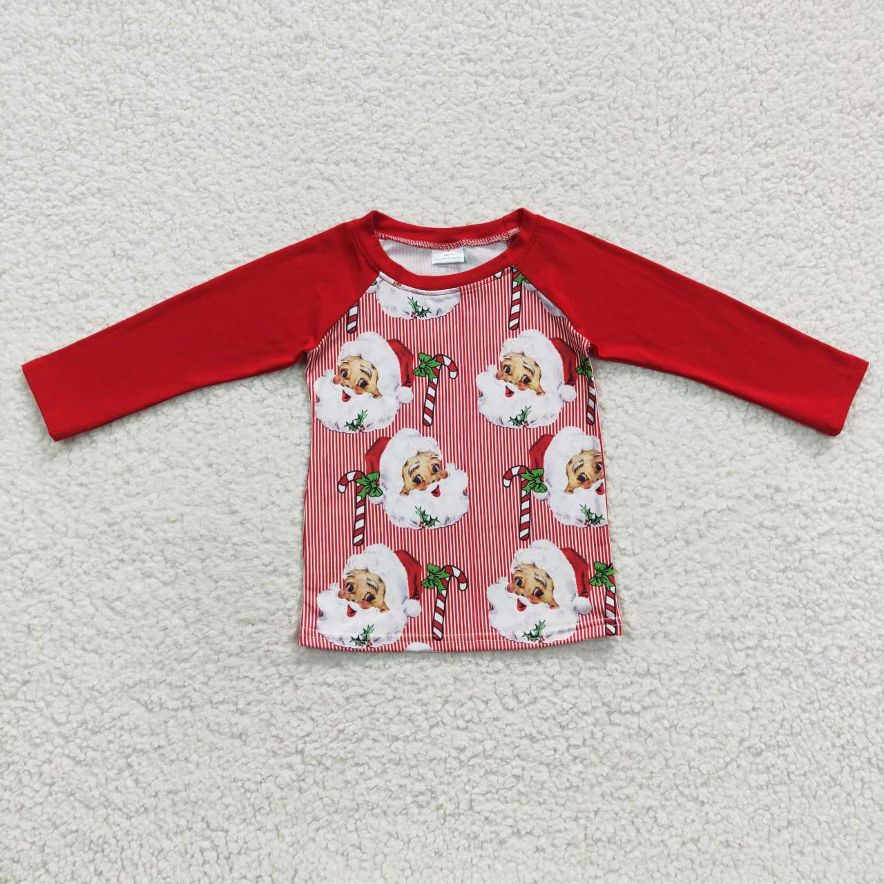 Red long sleeve Tshirt Christmas santa top 6 C6-8