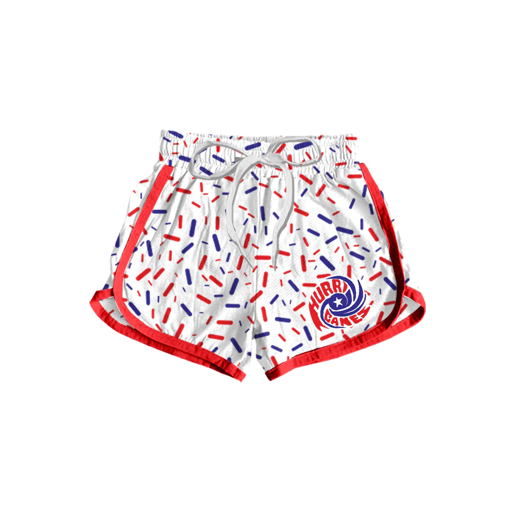 (Custom Design Preorder MOQ 5) Team's HURR CANE Sprinkles Kids Bottom Sports Shorts