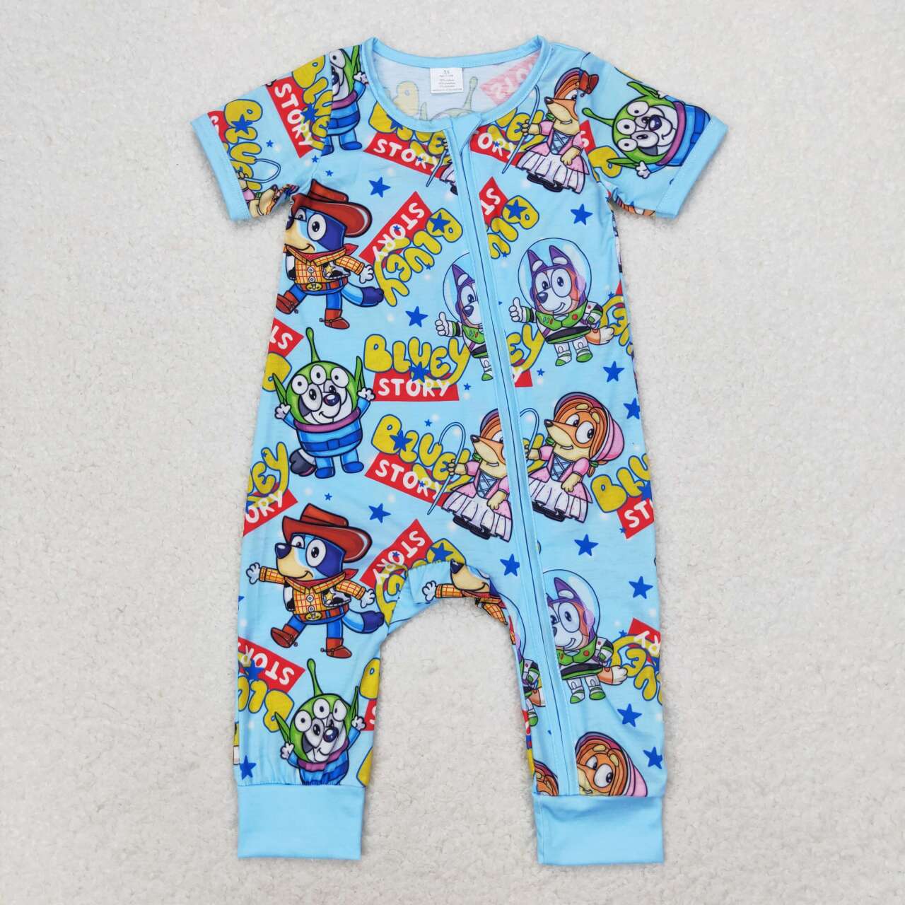 Cartoon Dog Toys Print Sibling Summer Matching Clothes