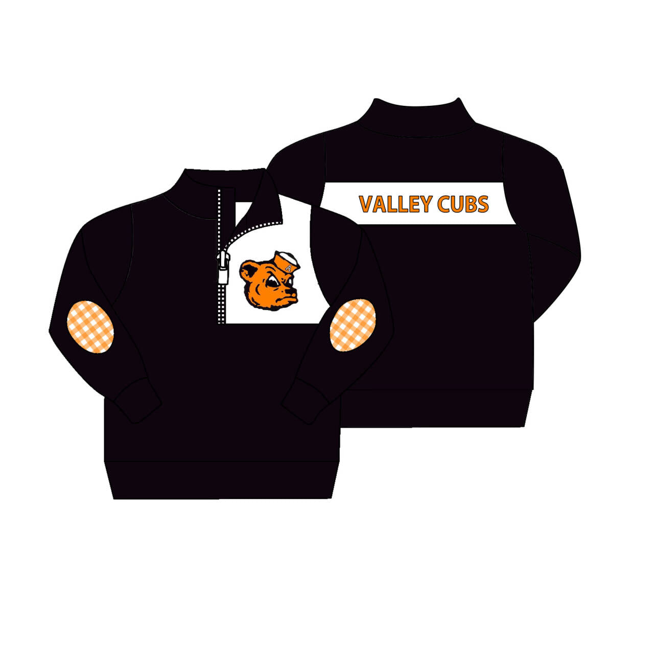 (Custom Design Preorder MOQ 5) Team's VALLEY CUBS Print Boys Pullover Tee Shirts Top