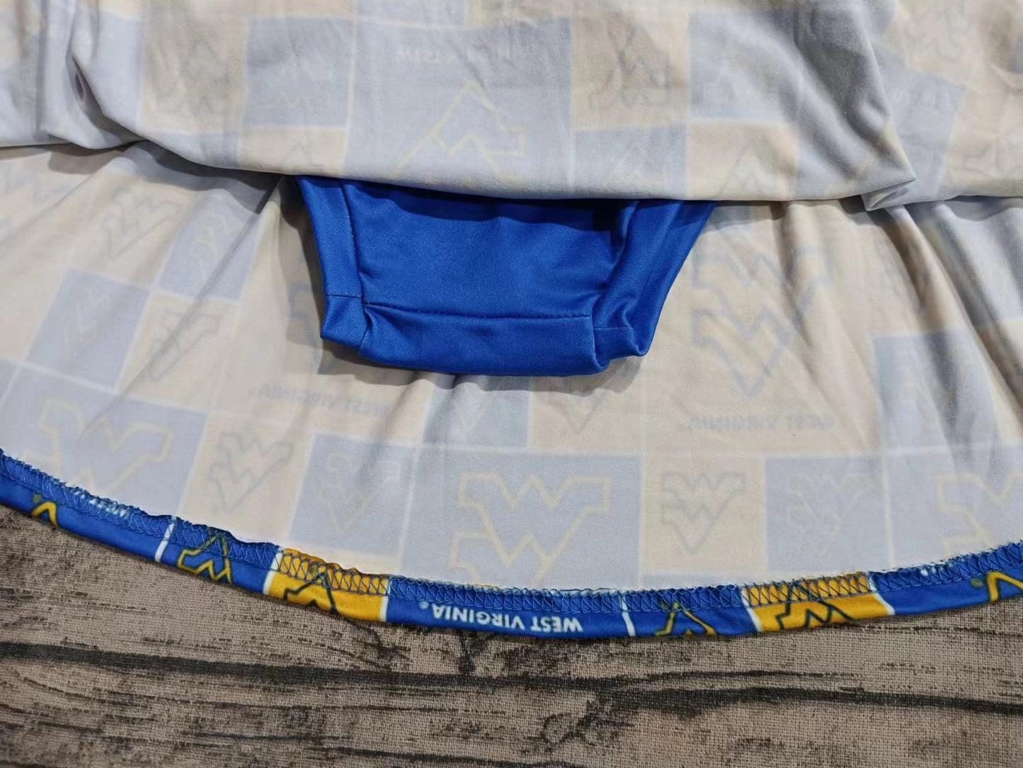 (Custom Design Preorder MOQ 5) Team's WV Print Skirts With Shorts Girls Summer Clothes Set