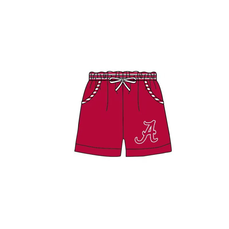(Custom Design Preorder MOQ 5) Team's ALABAMA Print Boys Swim Trunks