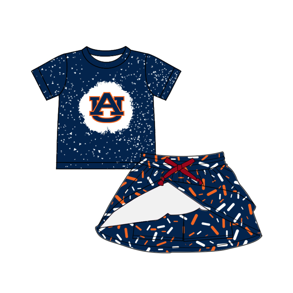 (Custom Design Preorder MOQ 5 Each Item)Team's Auburn Print Family Matching Clothes