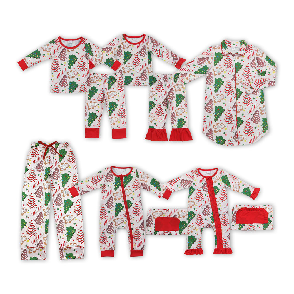 Christmas Debbie Cake Print Family Christmas Pajamas Matching Clothes