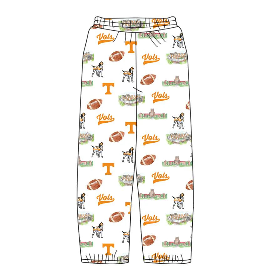 (Custom Design Preorder MOQ 5 Each Item)Team's Tennessee Vols Print Family Matching Clothes
