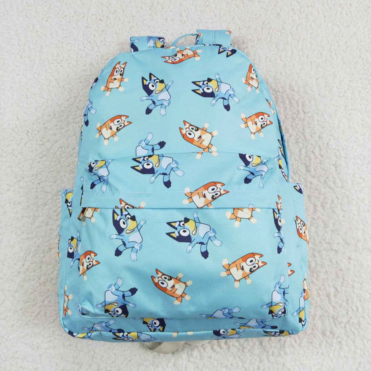 USA-Shop BA0195 Cartoon Dog Blue Print Kids Backpack