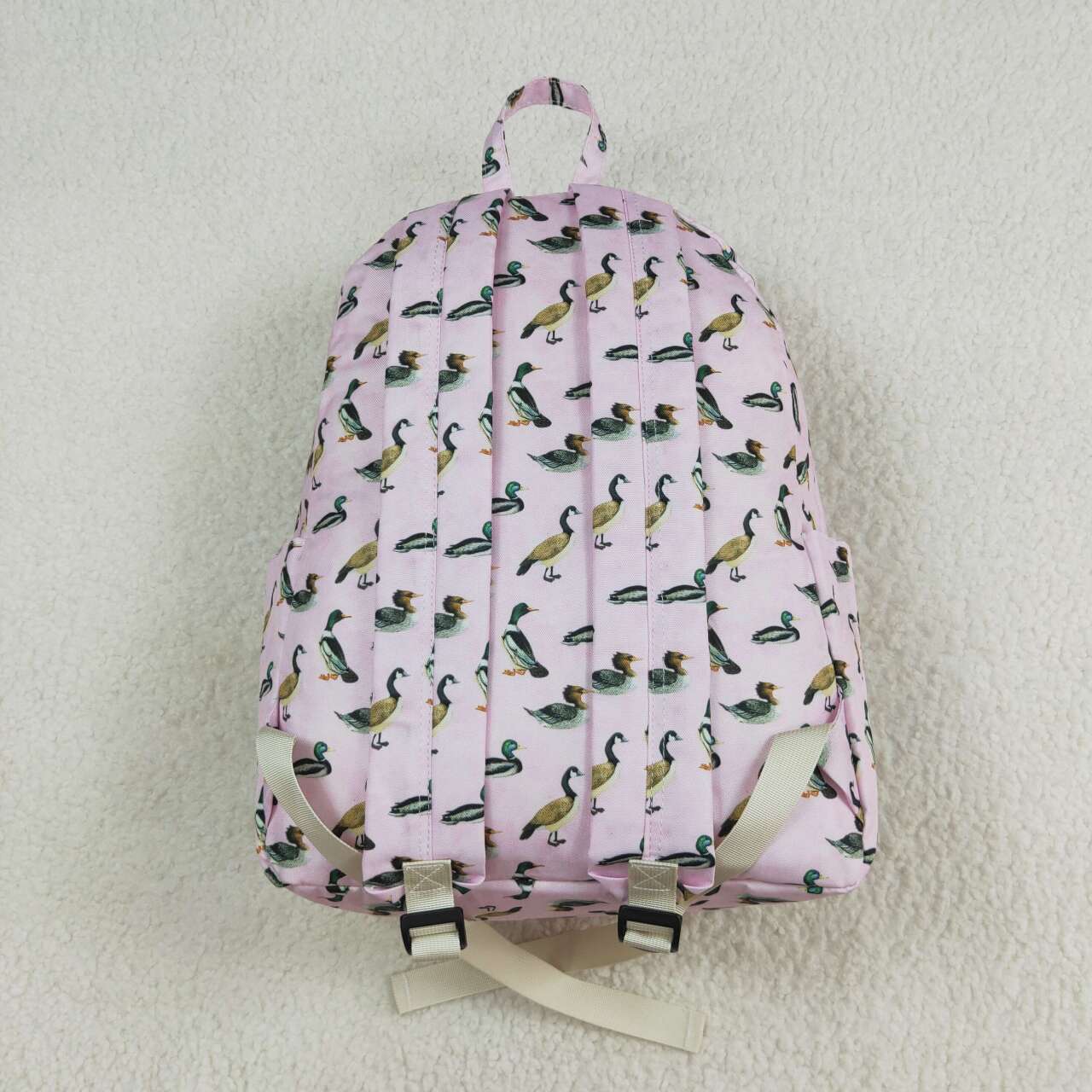 USA-Shop BA0203 Duck Pink Print Girls Backpack Hunting Bags