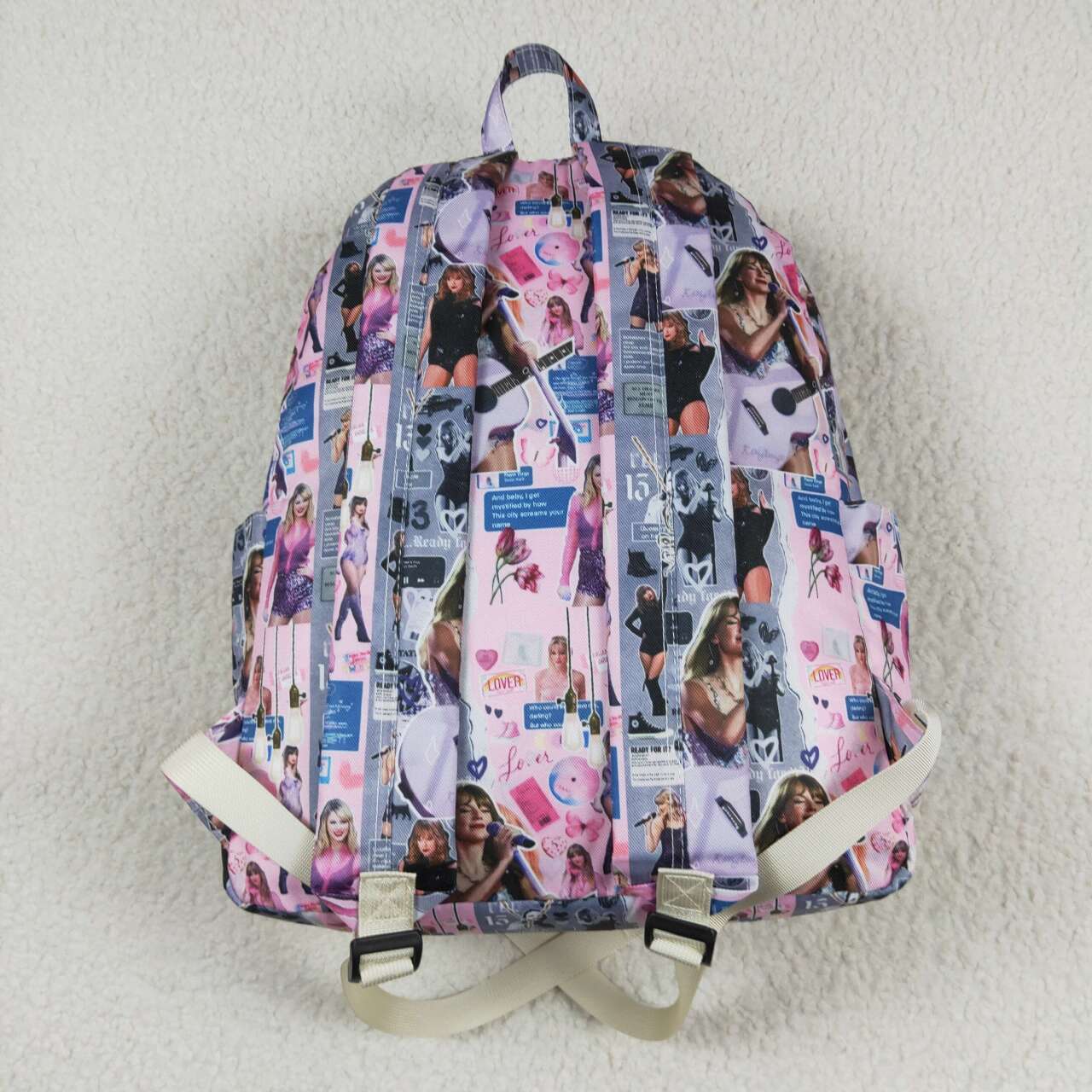 USA-Shop BA0215 Purple Singer Swiftie Print Girls Vocal Concert Backpack Girls Bag