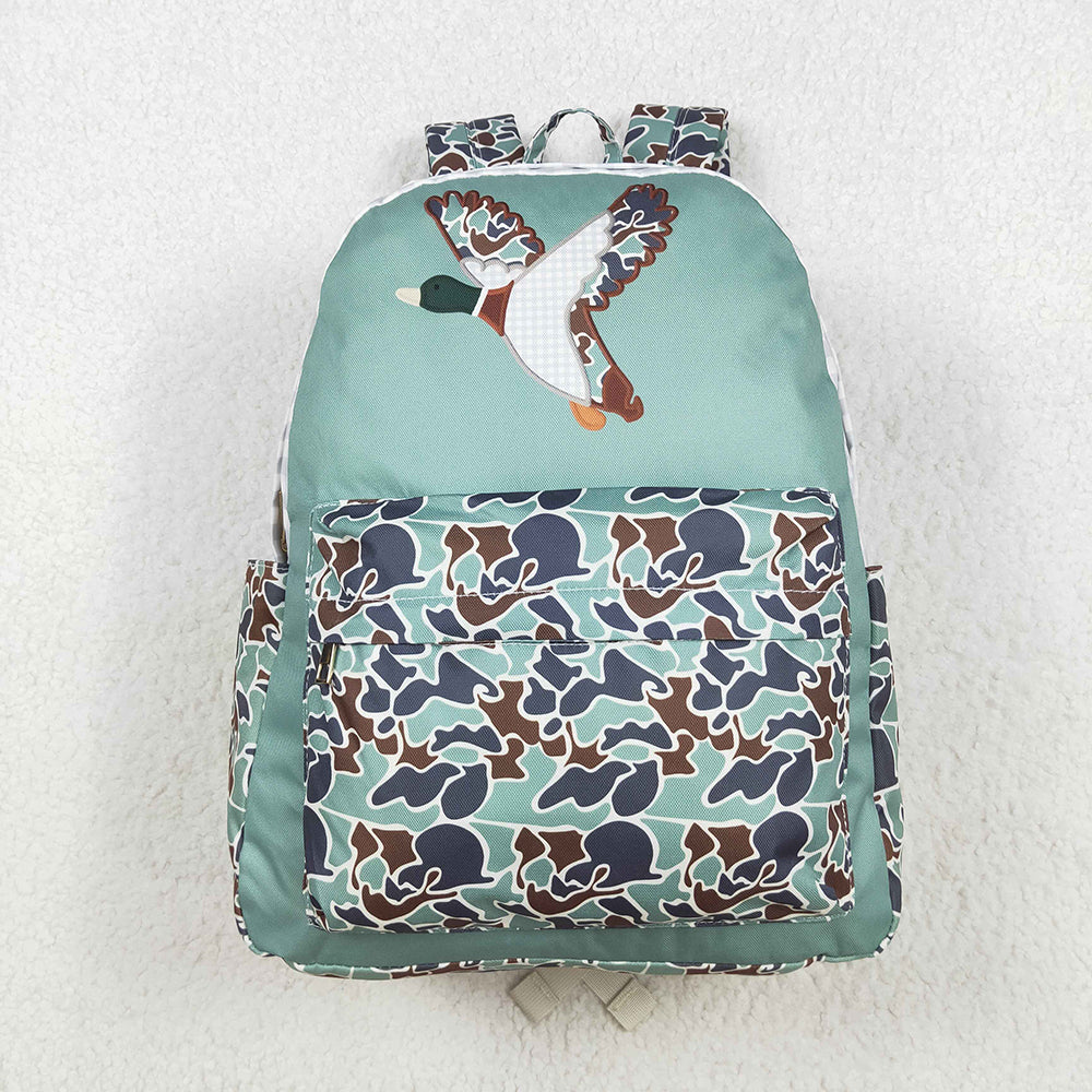 Camo Print Kids Go to School Bags Backpack Lunch Boxes