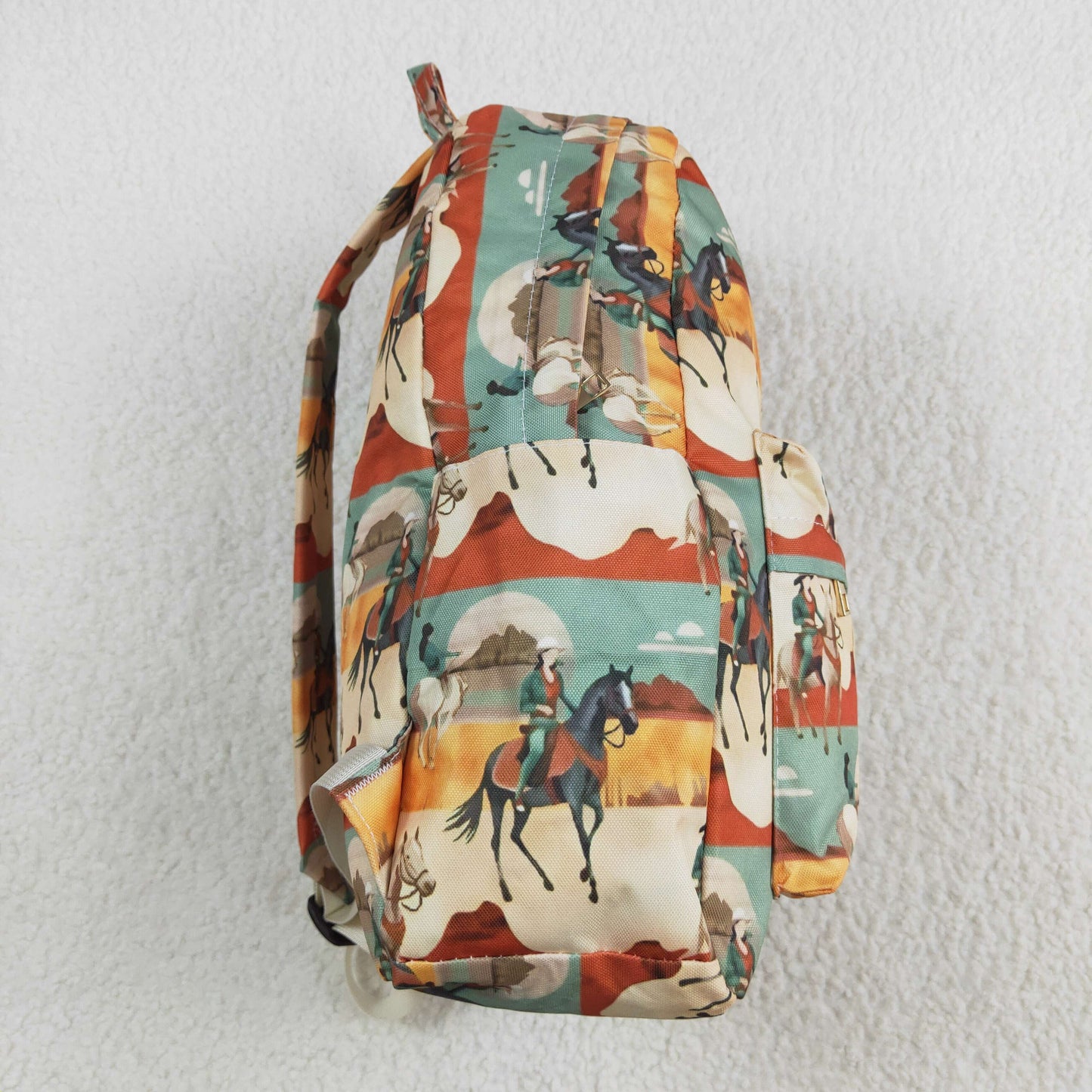 BA0266 Cowgirl Print Western Backpack Girls Bags