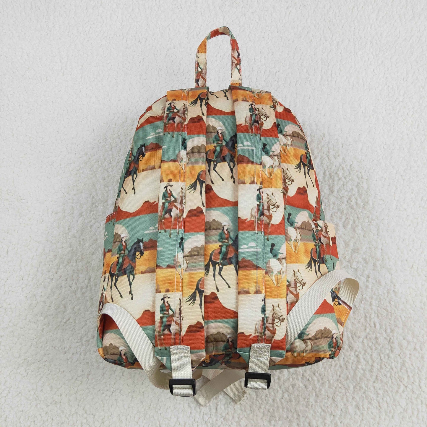 BA0266 Cowgirl Print Western Backpack Girls Bags