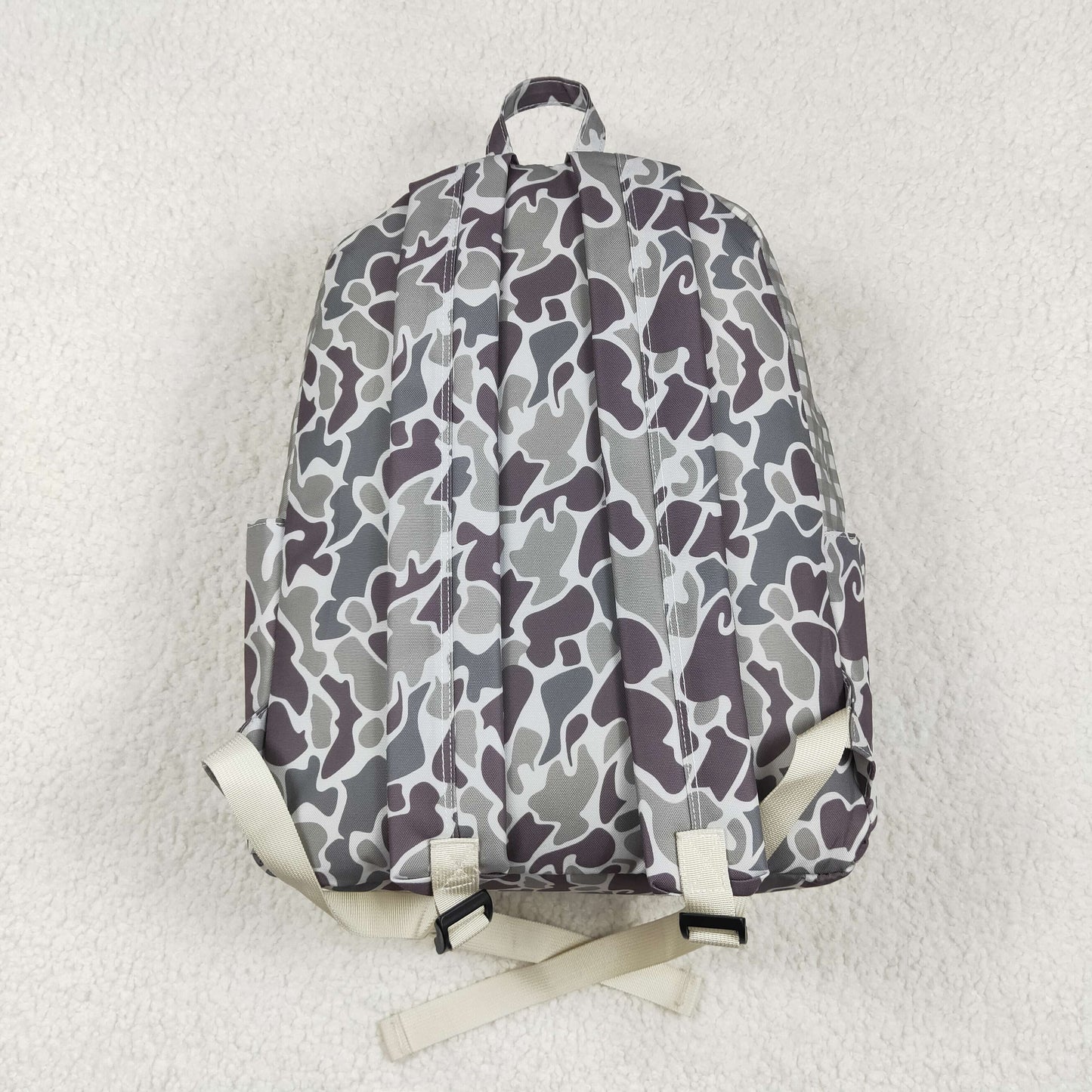 BA0268 Camo Dog Hunt Print Backpack Kid Bags