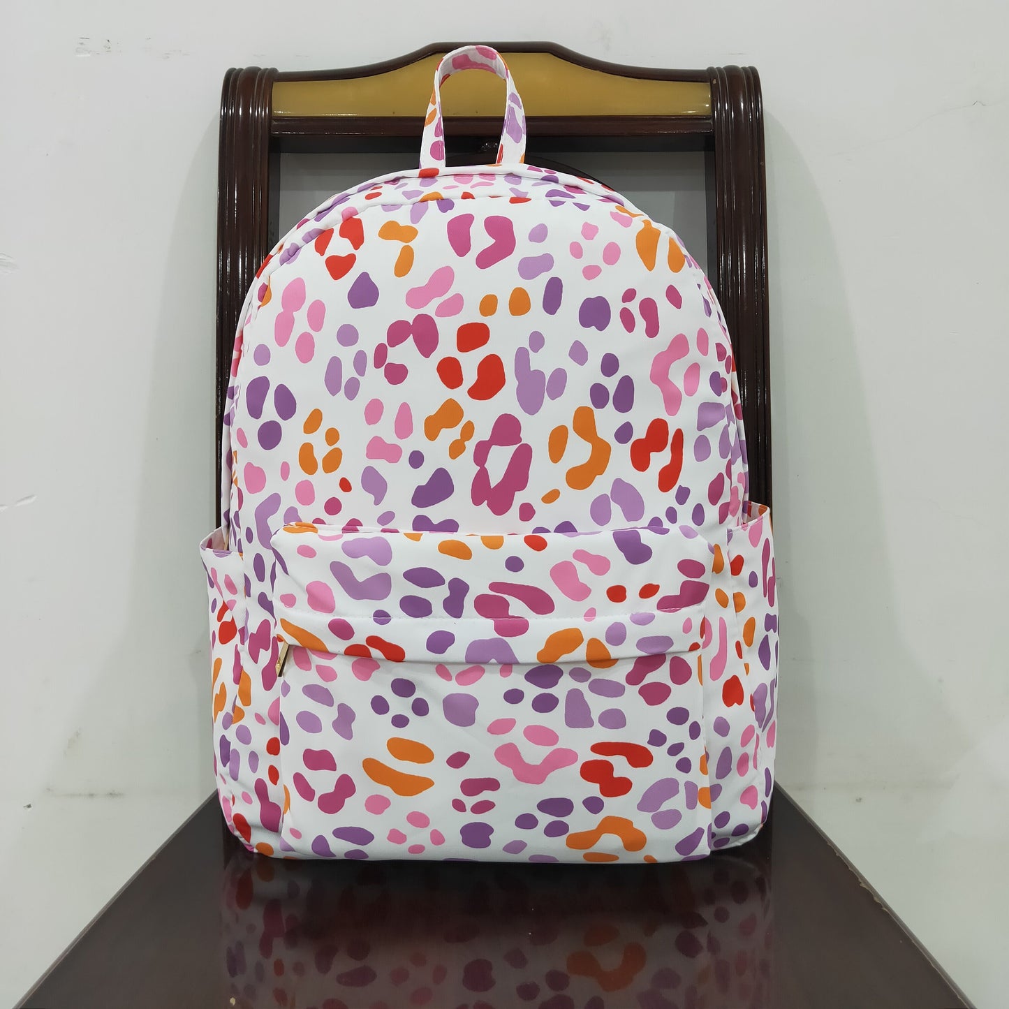 USA-Shop BA0307 Pink Leopard Print Backpack Girls Bags