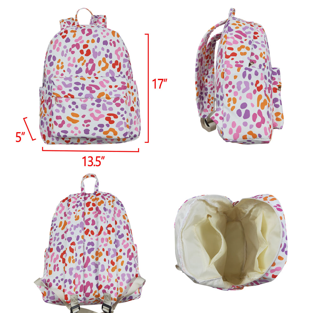 USA-Shop BA0307 Pink Leopard Print Backpack Girls Bags